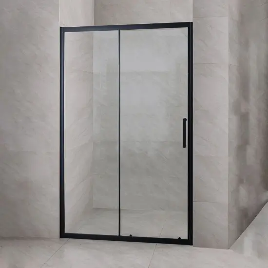 Vrata klizna za tuš kabinu (CRNA MAT)