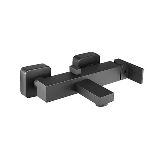 Baterija tuš UNITAS SQ CRNA MAT  00360B